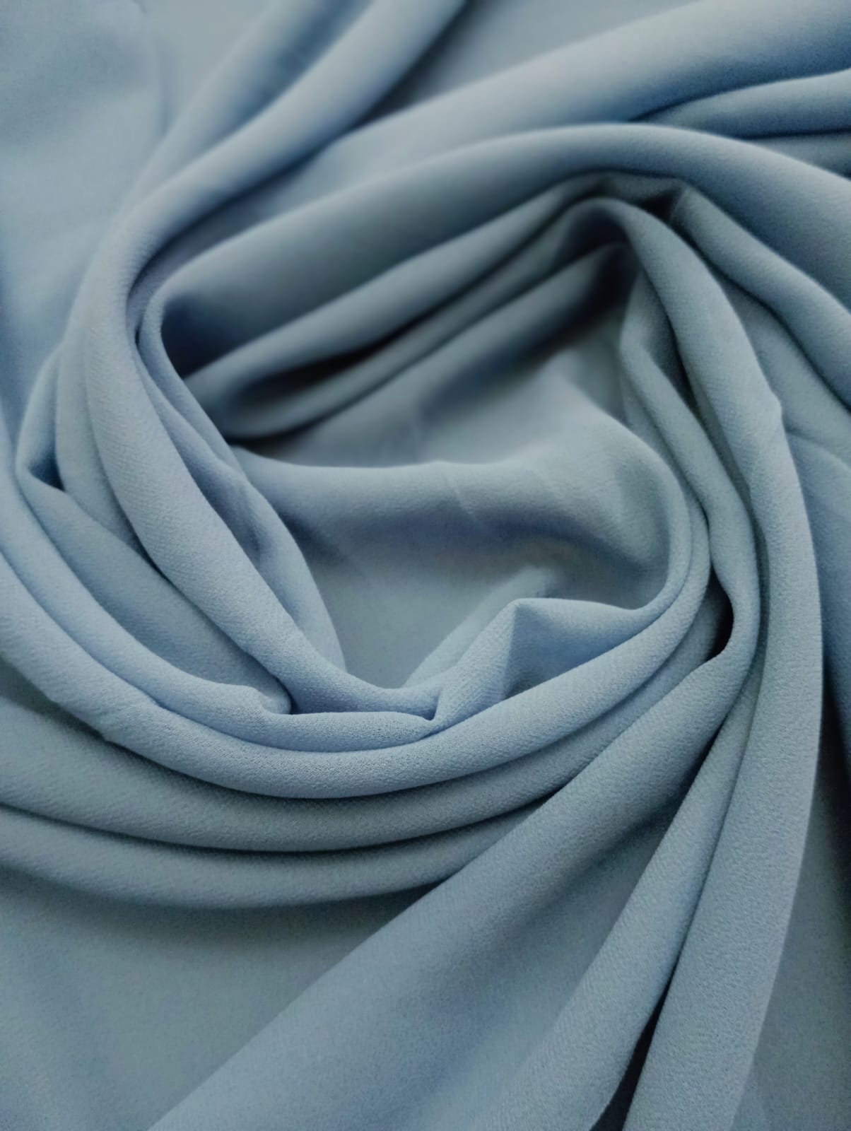 Bluish Grey Georgette Scarf