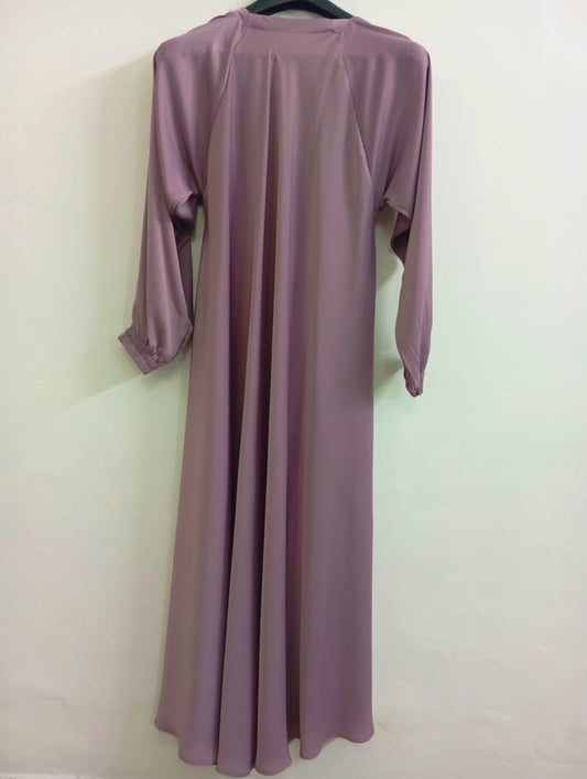 Full Flare Lilac Abaya