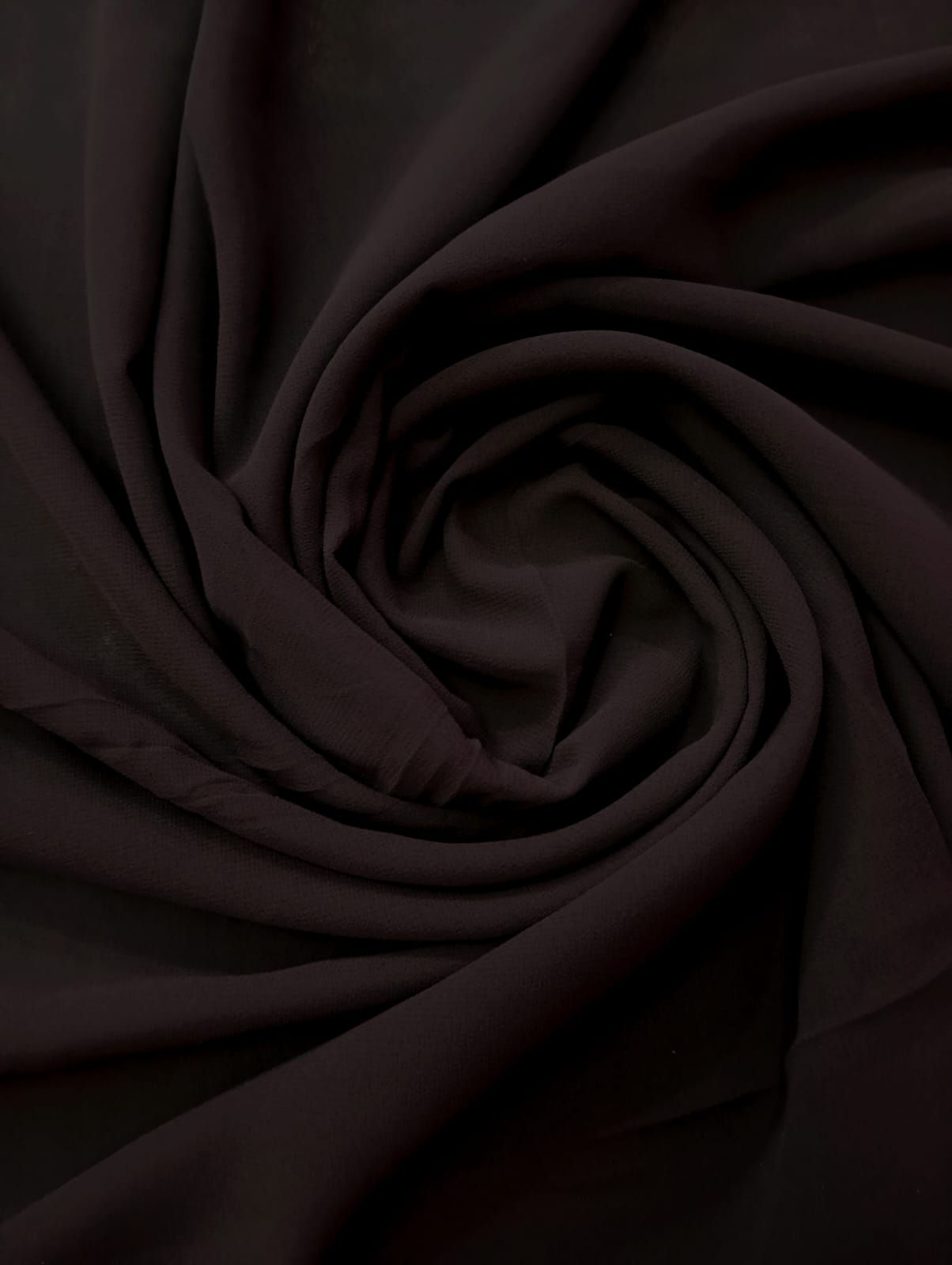Chocolate Brown Georgette Scarf