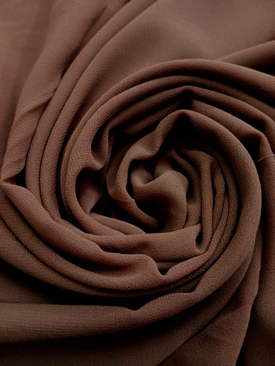 Brown Georgette Scarf