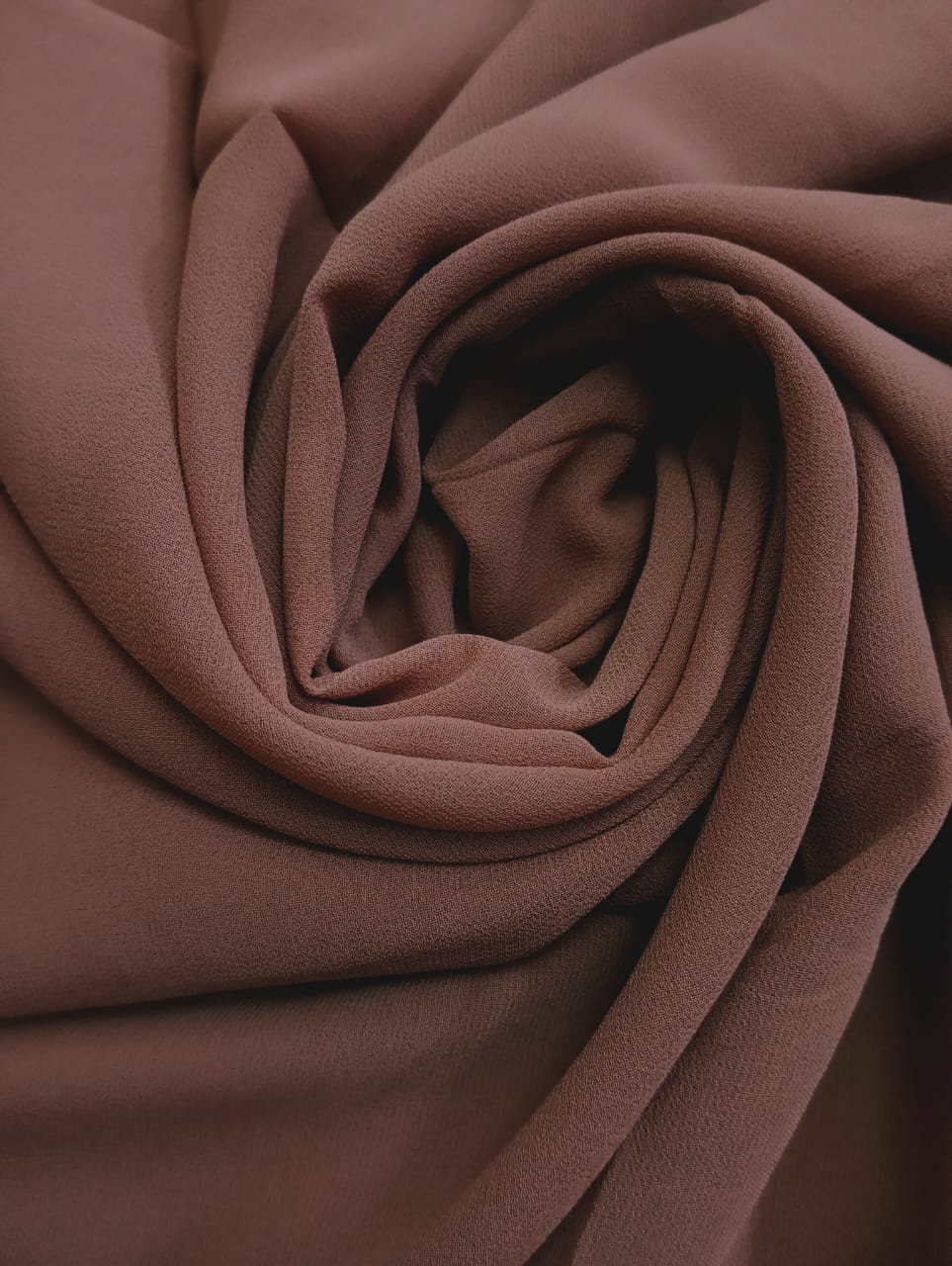 Coffee Brown Georgette Scarf